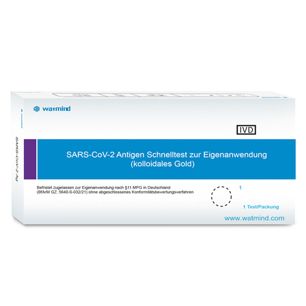 Watmind COVID-19 / SARS-COV-2 Antigen Rapid Test / Lolly Test