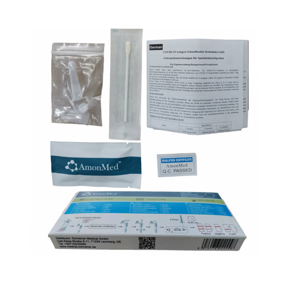 AmonMed COVID-19 / SARS-COV-2 Antigen Rapid Test Lollipop Test