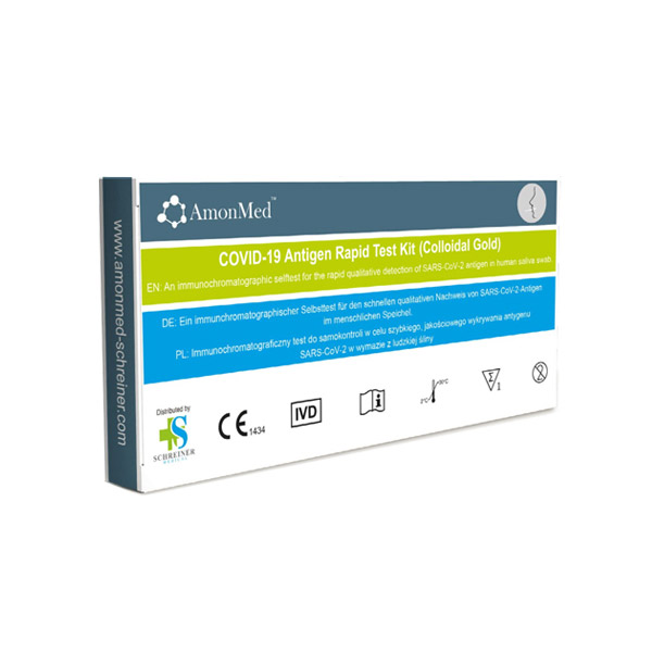 AmonMed COVID-19 / SARS-COV-2 Antigen Rapid Test Lollipop Test